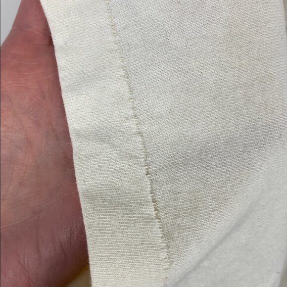 Vintage Mickey & Co Tee Off White Size XXXL Crew Neck‎ Cotton USA Cream T-Shirt - Picture 5 of 14